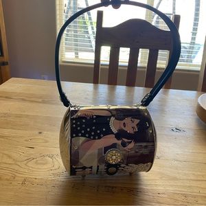 Large Littlearth purse embellished with Swarovski crystals